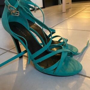 New Look Aqua Strappy Heels